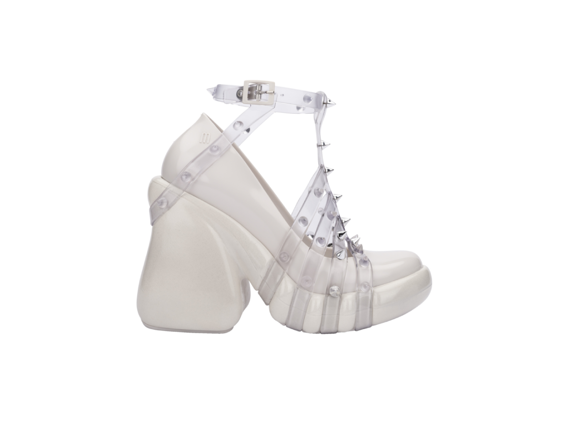 Melissa + Jean Paul Gaultier Punk Love Heel - White