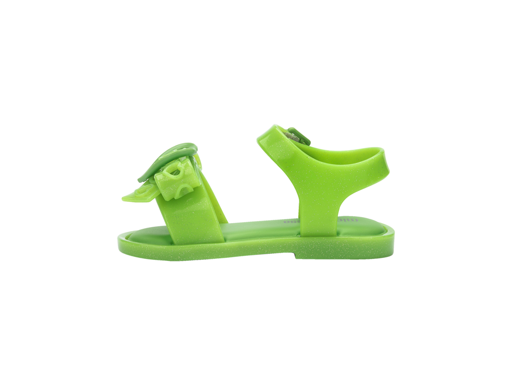 Mini Melissa Mar Sandal Hot - Glitter Green
