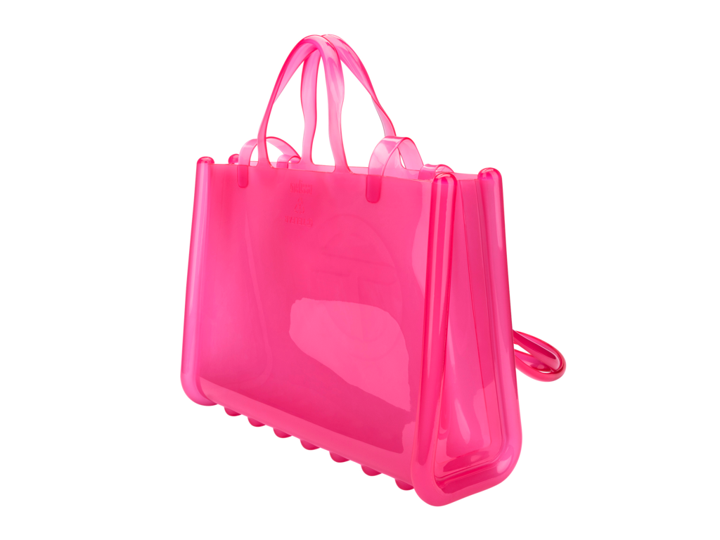 Melissa + Telfar Large Jelly Shopper Bag - Pink