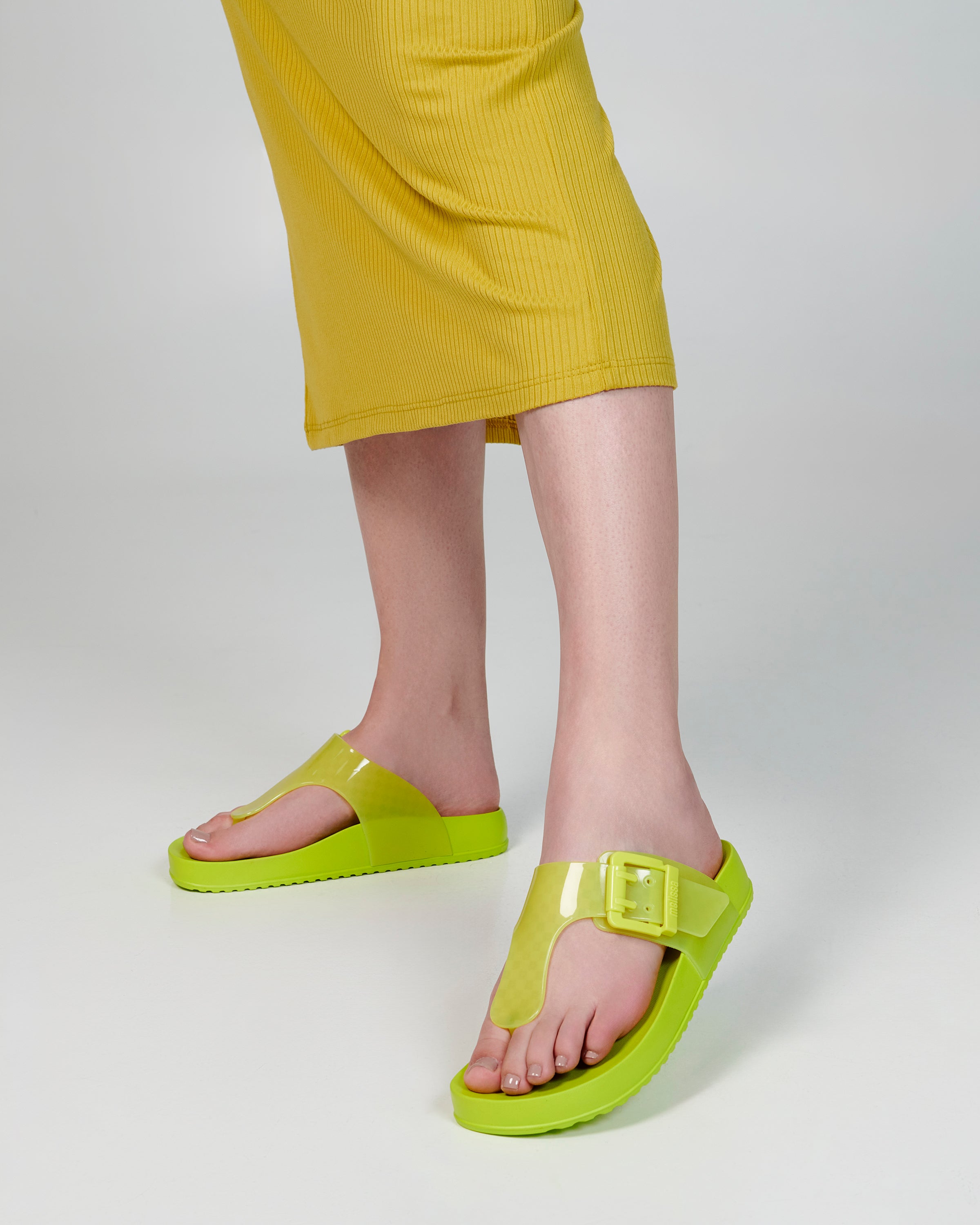 MELISSA COZY FLIP FLOP- GREEN