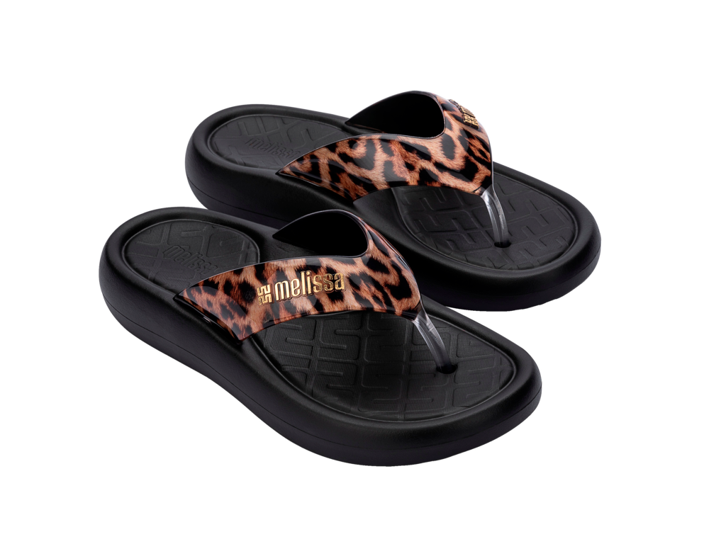 MELISSA STATION FLIP FLOP AD BLACK