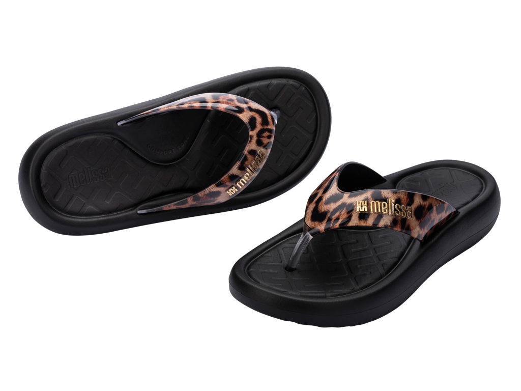 MELISSA STATION FLIP FLOP AD BLACK