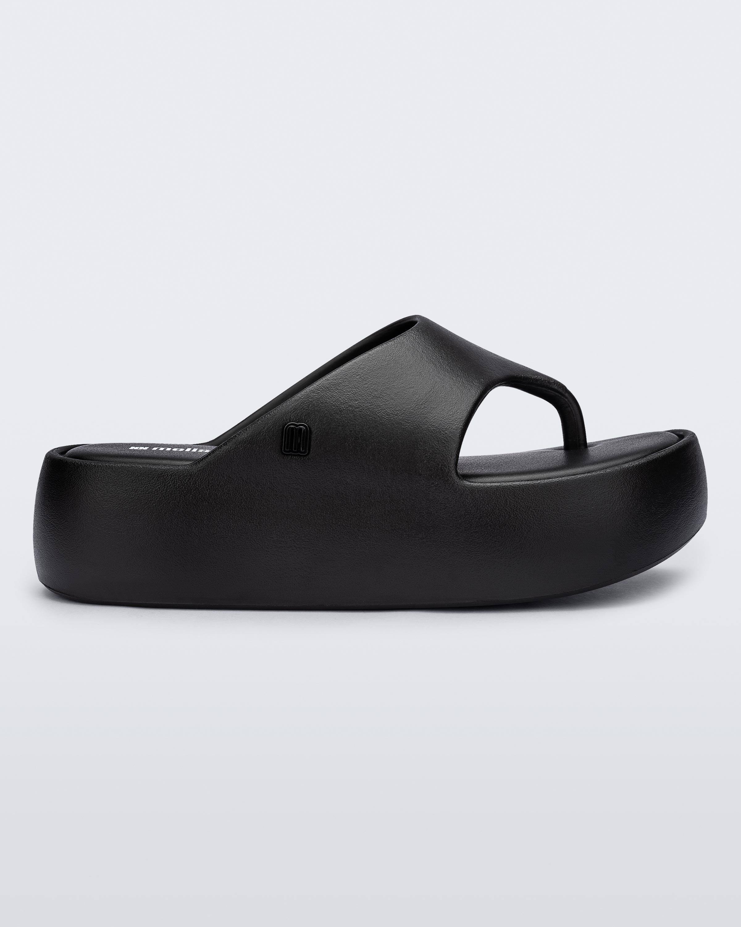 MELISSA FREE PLATFORM THONG-BLACK