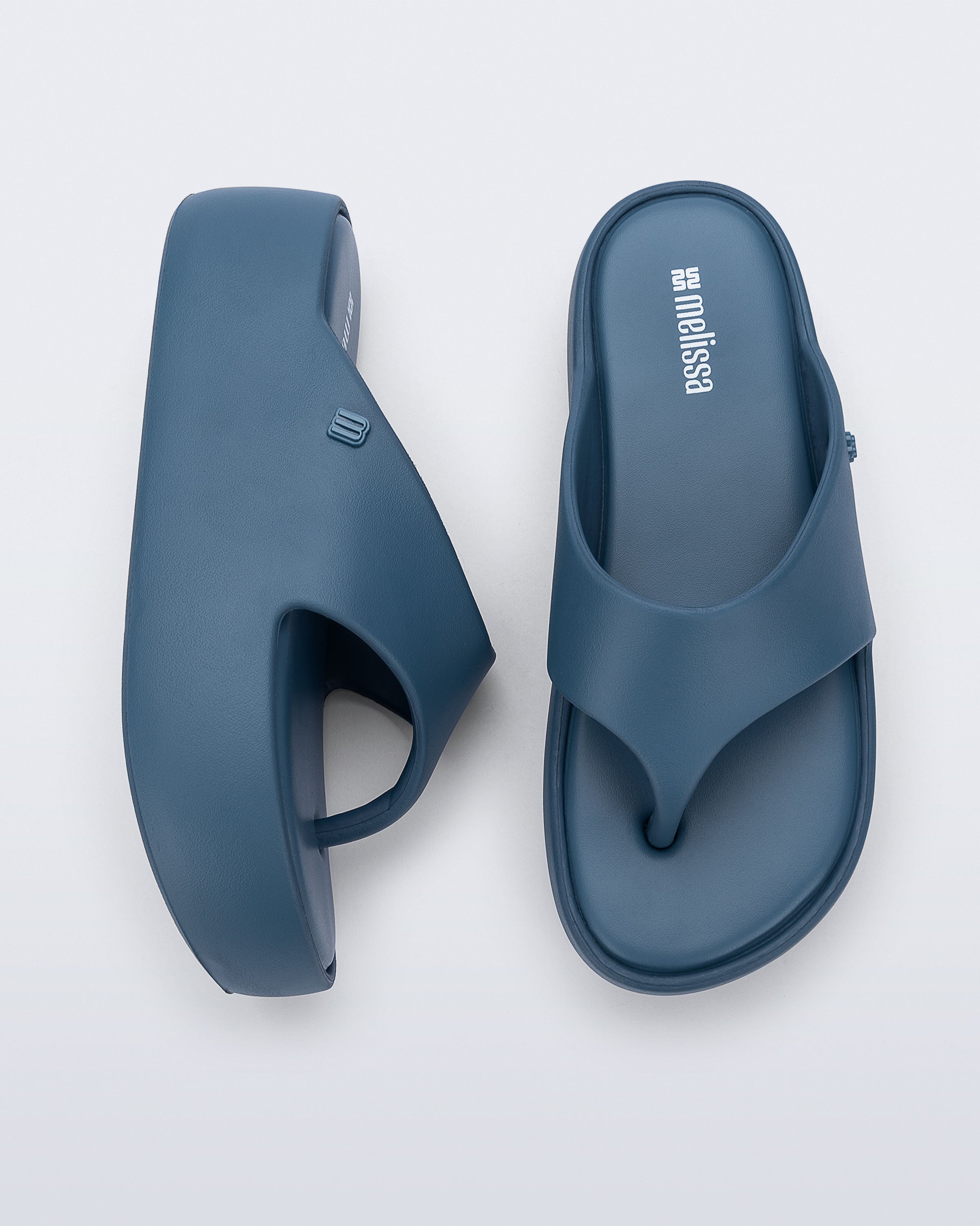 MELISSA FREE PLATFORM THONG -BLUE