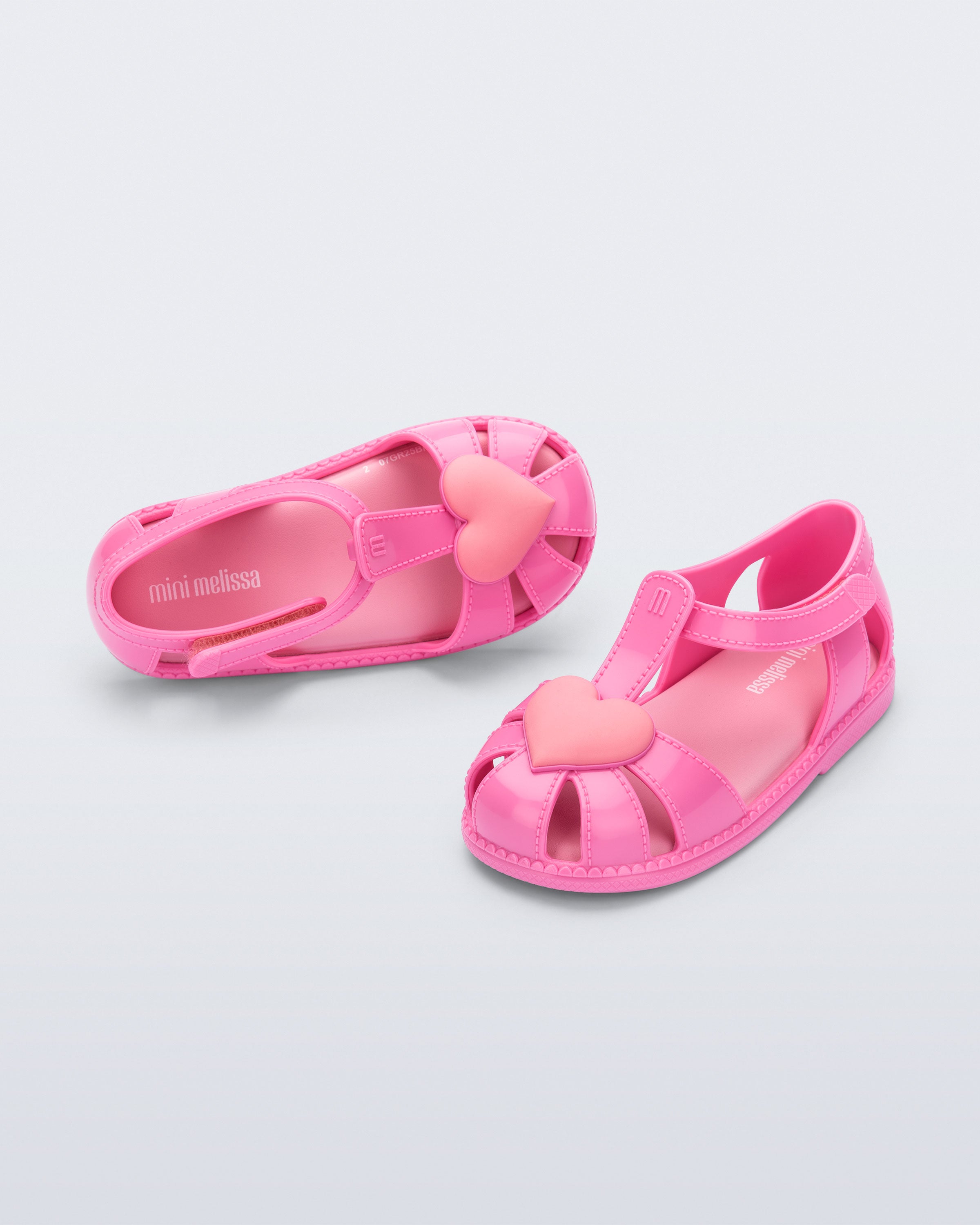 MINI MELISSA HIP HEART BALLERINA PINK