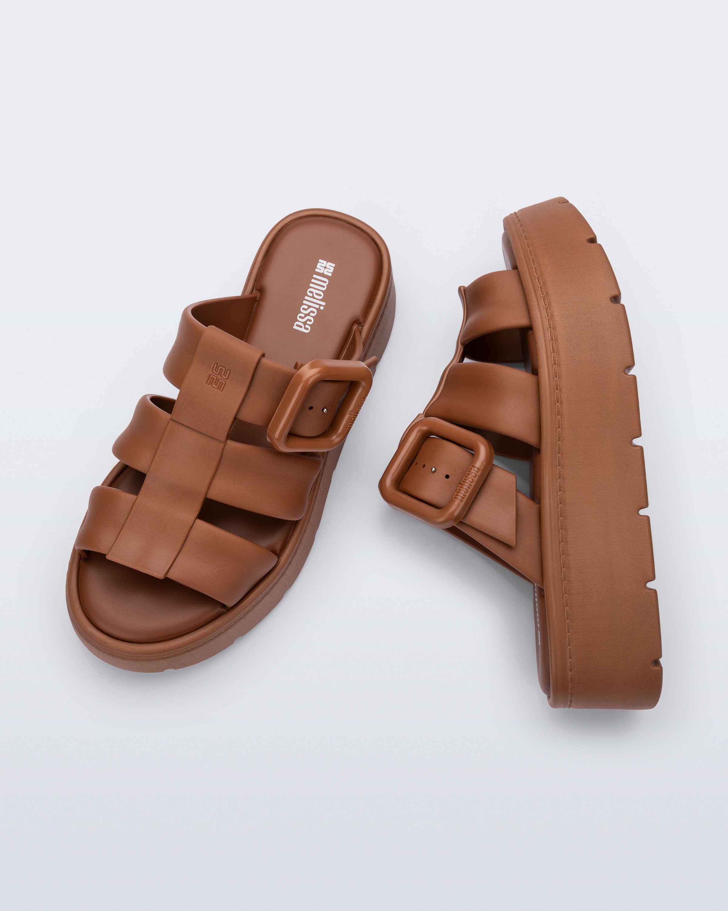 Melissa Pump Platform Brown