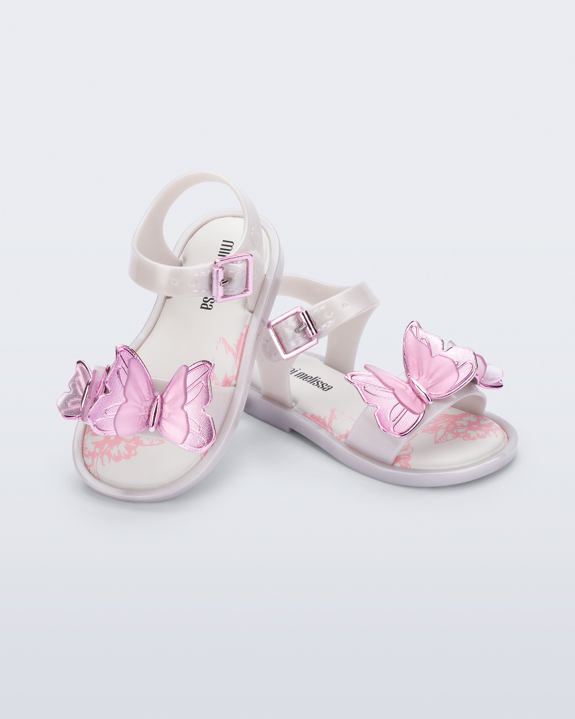 MINI MELISSA FLY SANDAL III BB WHITE