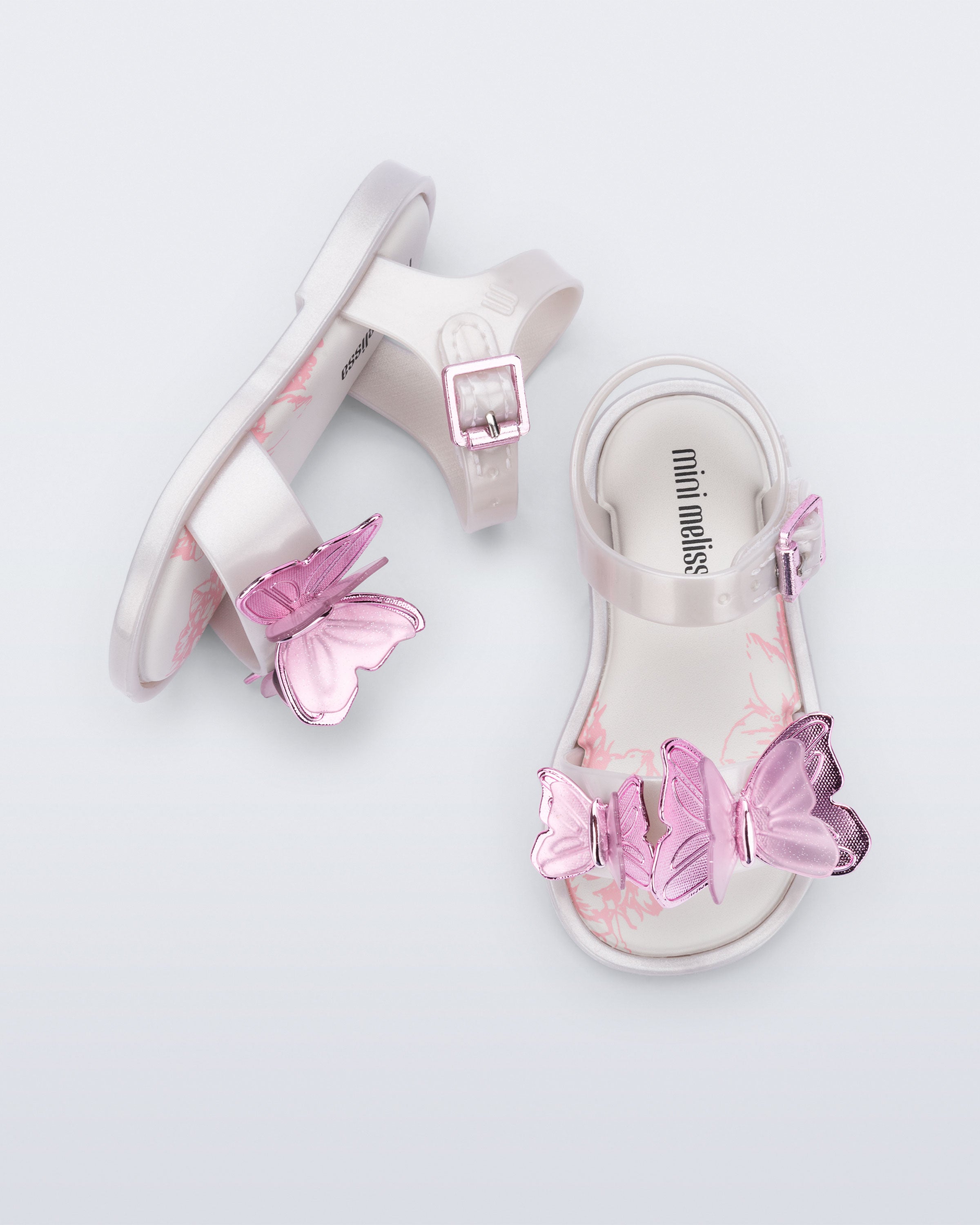 MINI MELISSA FLY SANDAL III BB WHITE
