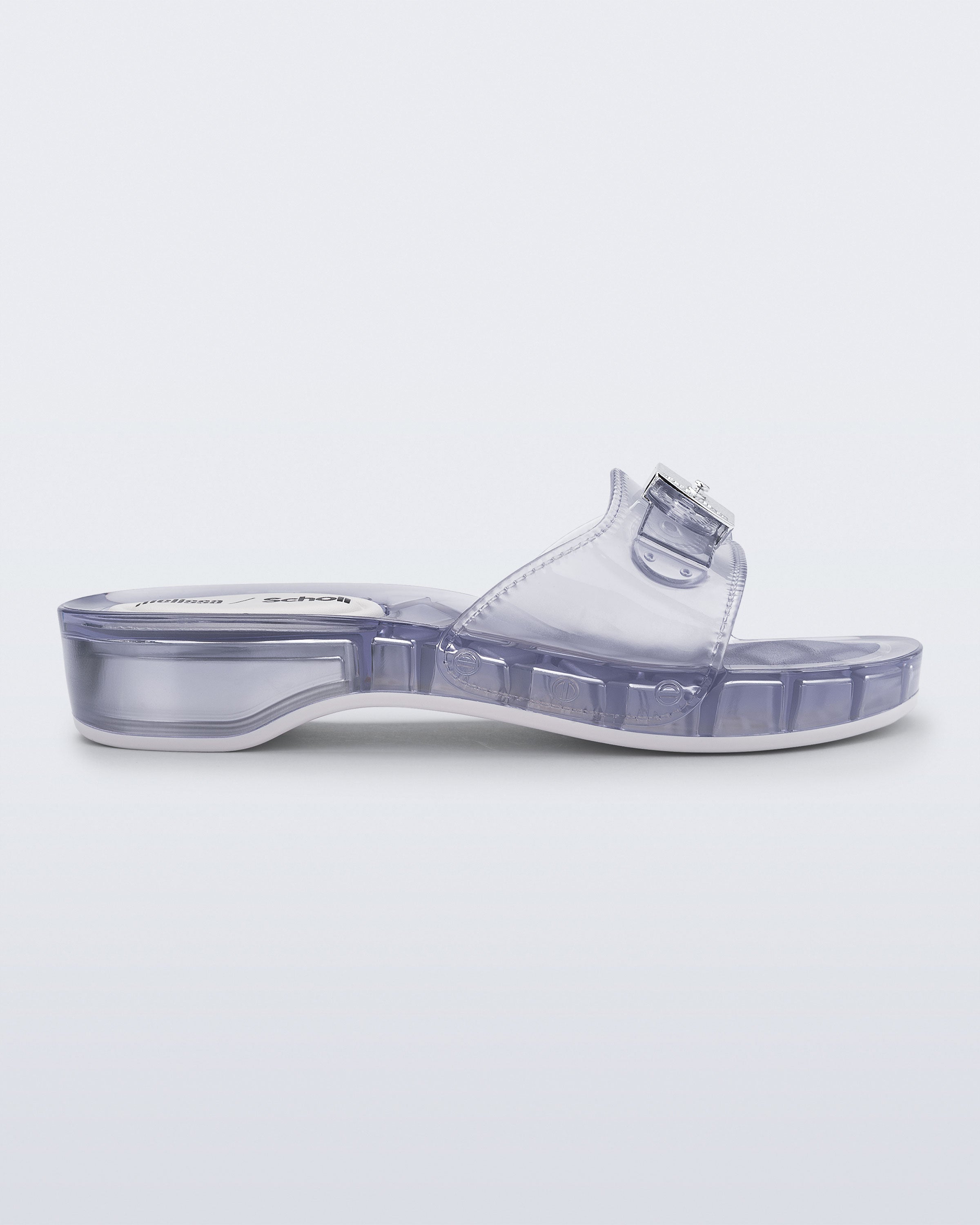 MELISSA PESCURA HEEL + SCHOLL CLEAR
