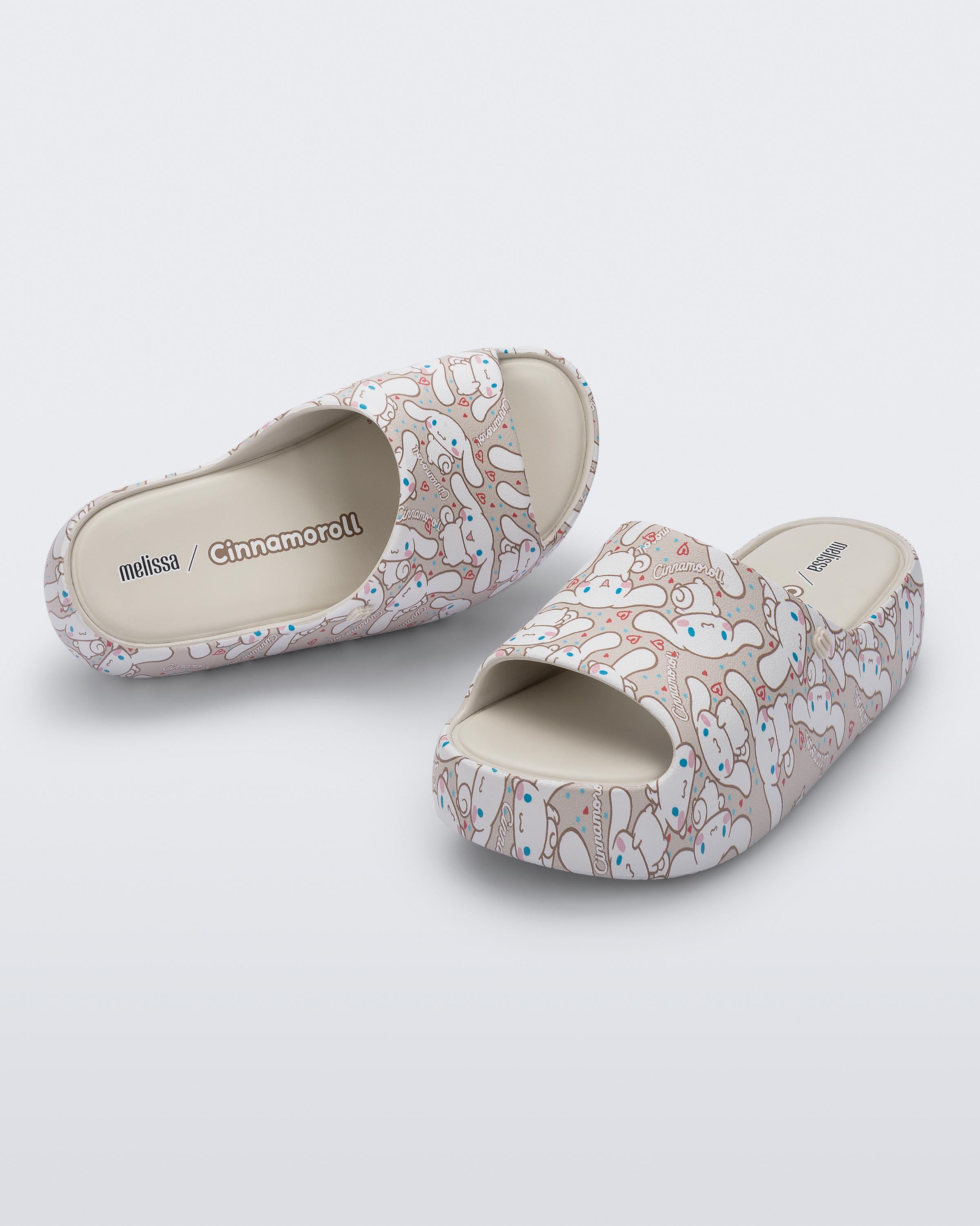 MELISSA FREE PLATFORM SLIDE + HELLO KITTY BEIGE