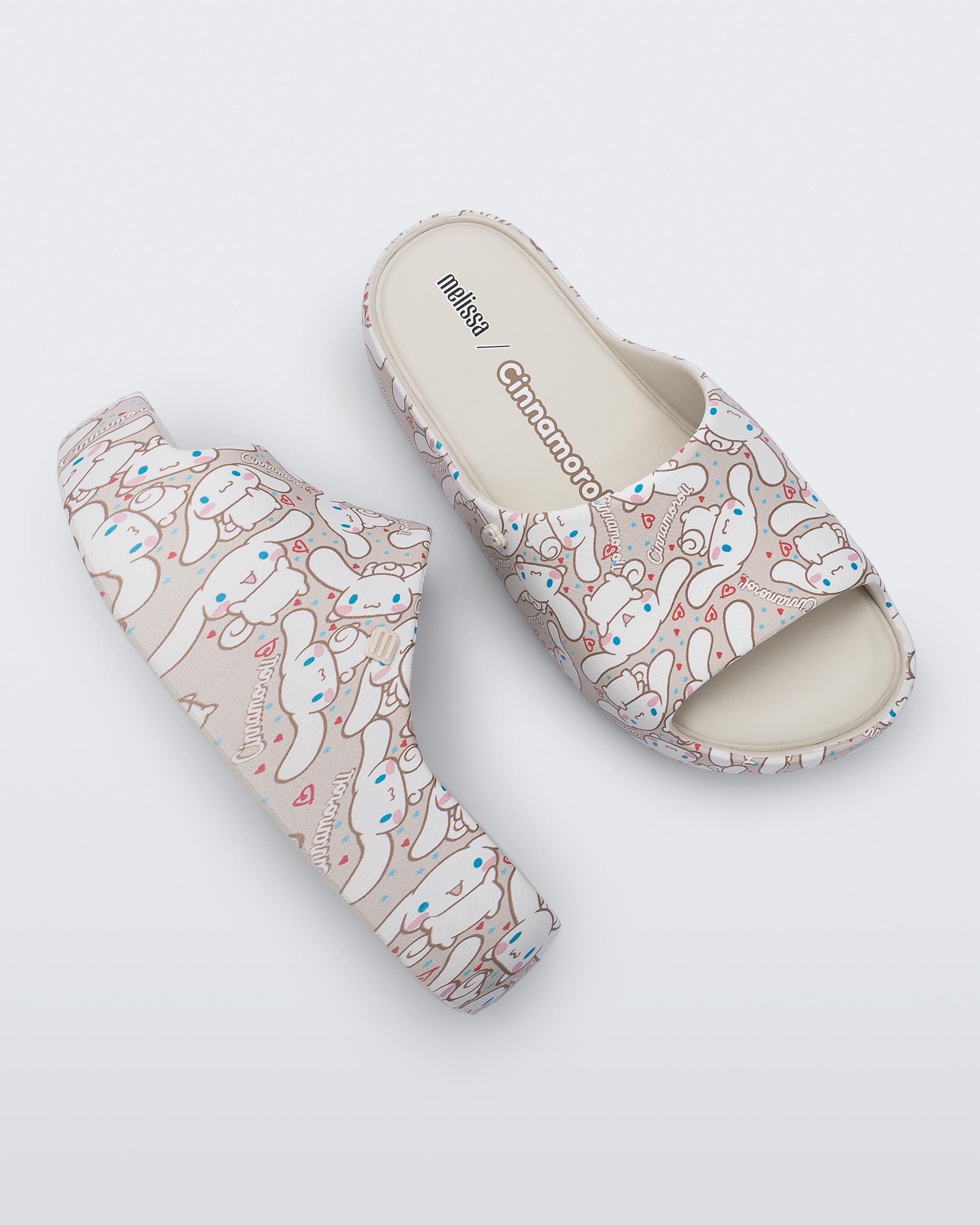 MELISSA FREE PLATFORM SLIDE + HELLO KITTY BEIGE