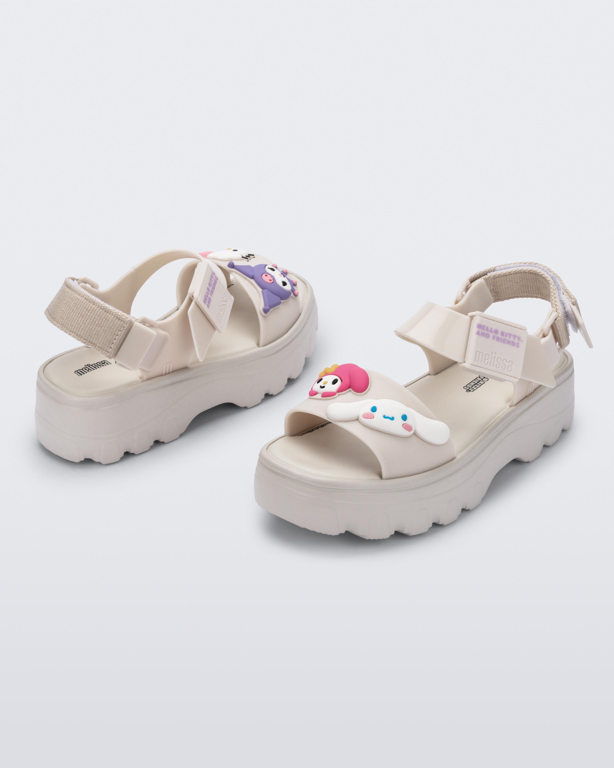 MELISSA KICK OFF SANDAL + HELLO KITTY BEIGE
