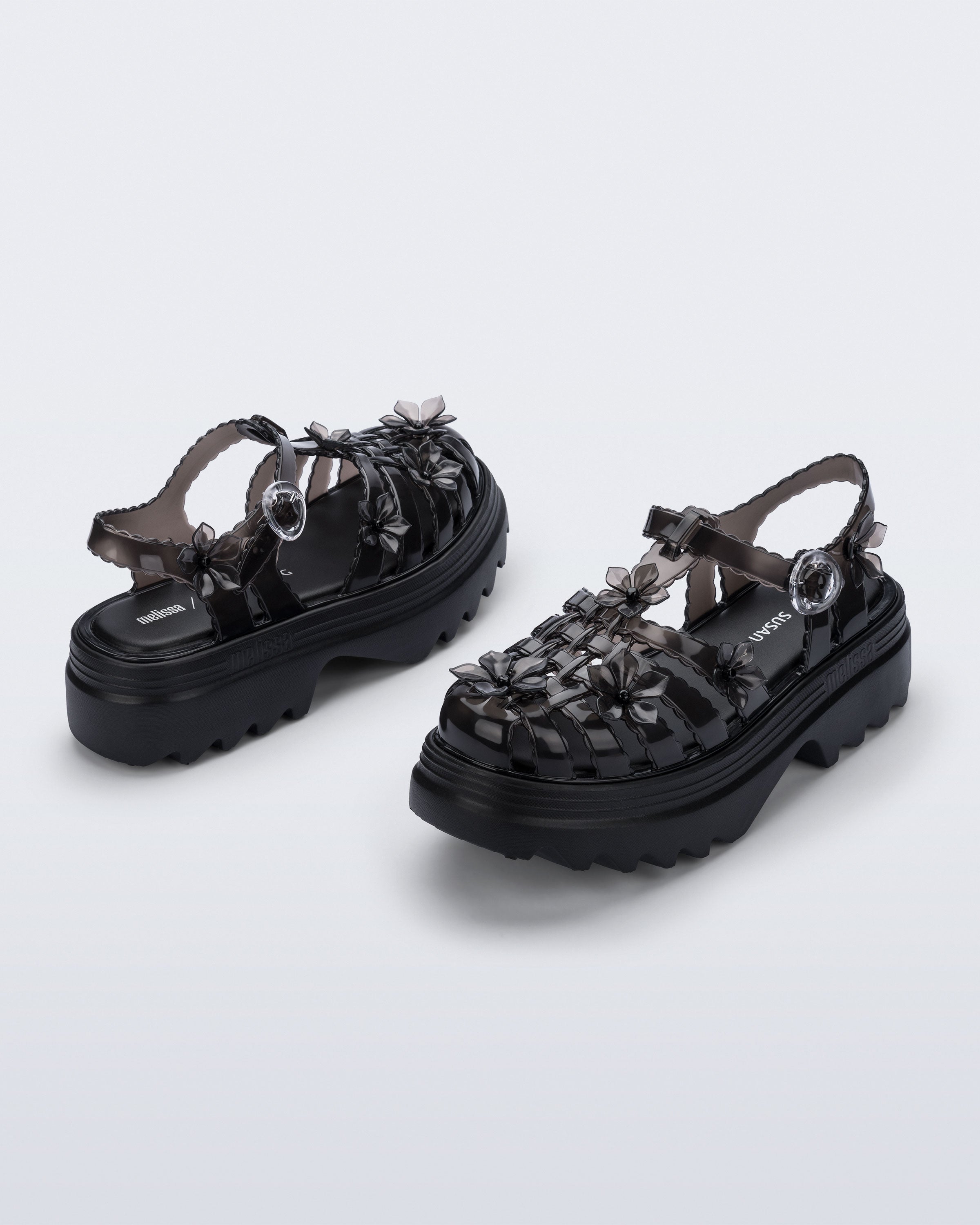 MELISSA POSSESSION PLATFORM + SUSAN FANG - BLACK