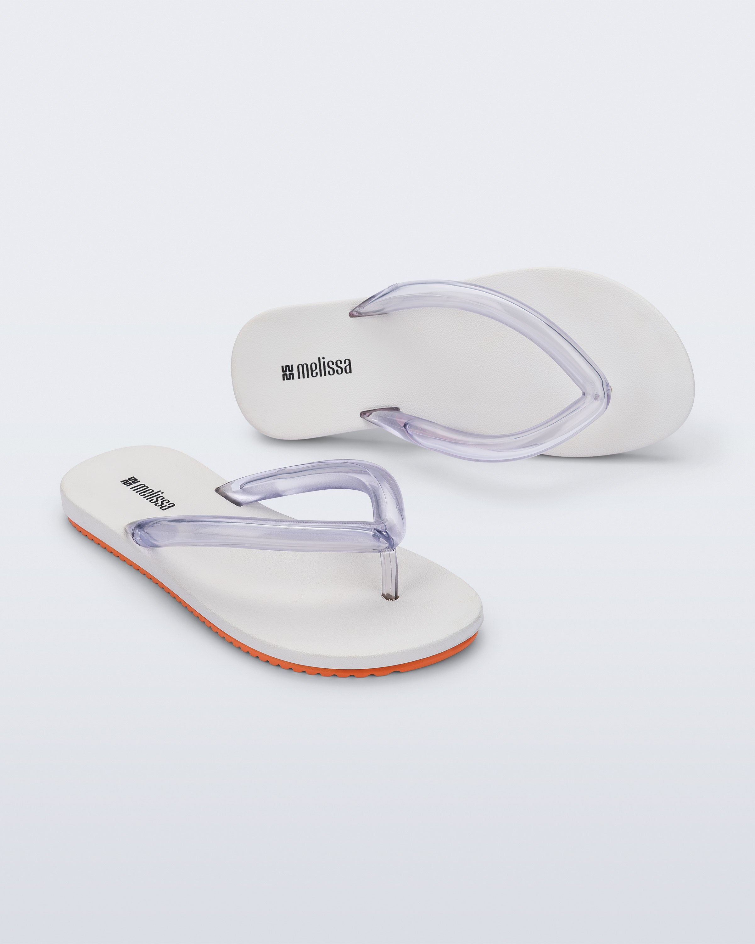 Melissa Flip Flop Air Flow White Orange