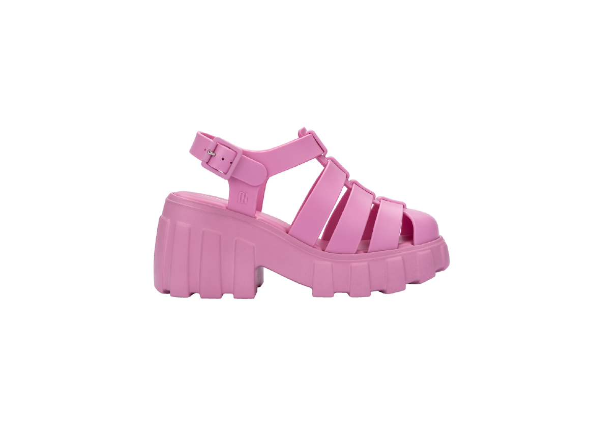 Pink jelly heels hotsell