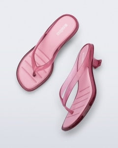 Melissa Thong Kitten Heel