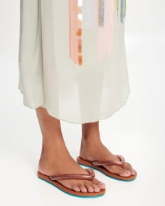 Melissa Flip Flop Air Flow Brown Blue