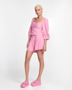 MELISSA FREE PLATFORM THONG -PINK