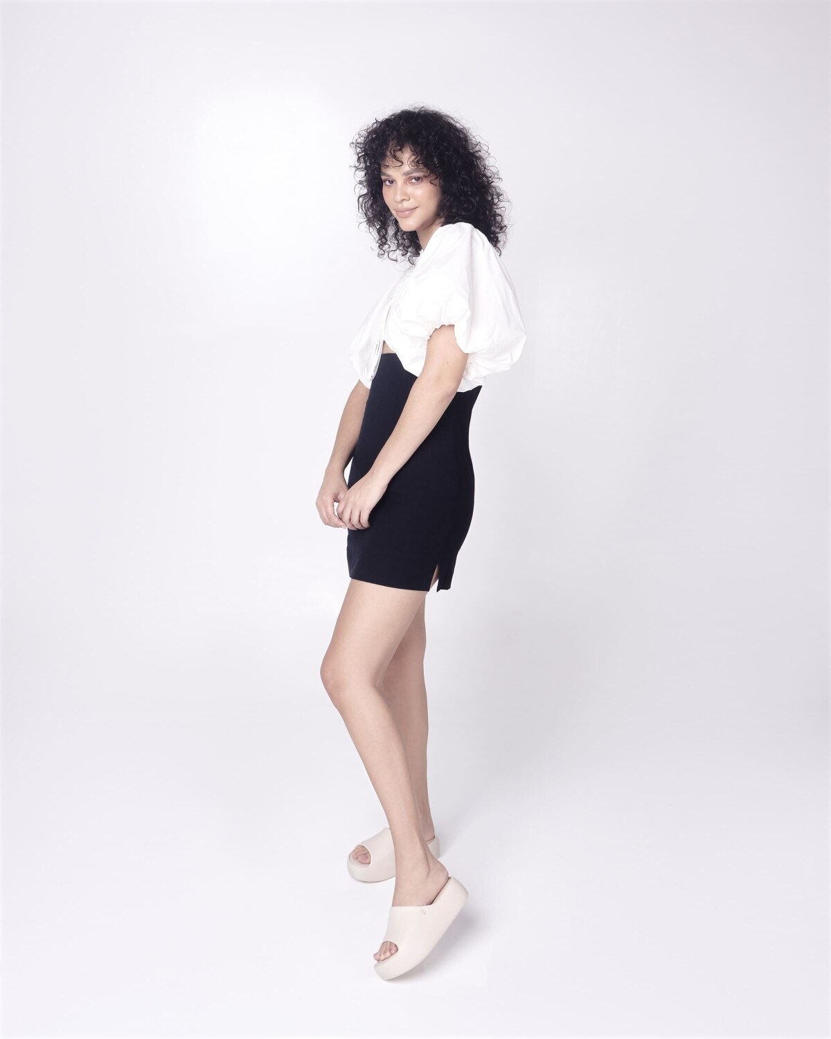 Melissa Free Platform Slide - Beige