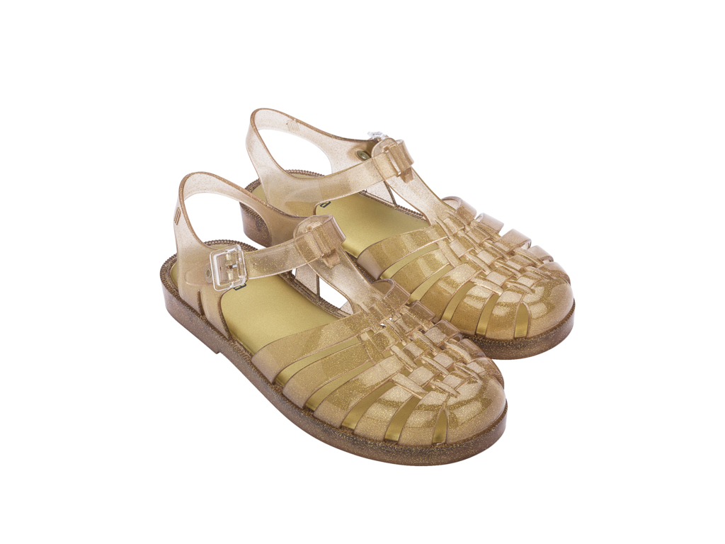 Melissa Possession Sandal - Beige Glitter