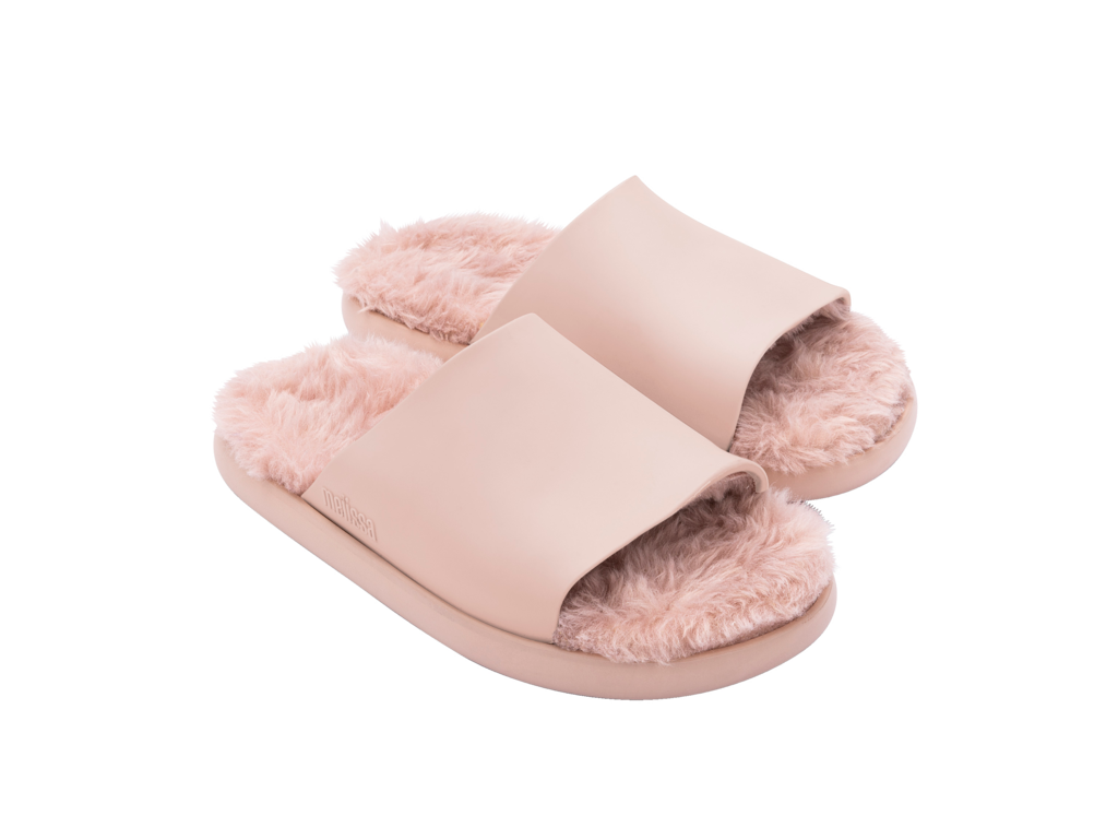 Melissa Fluffy Slide - Pink