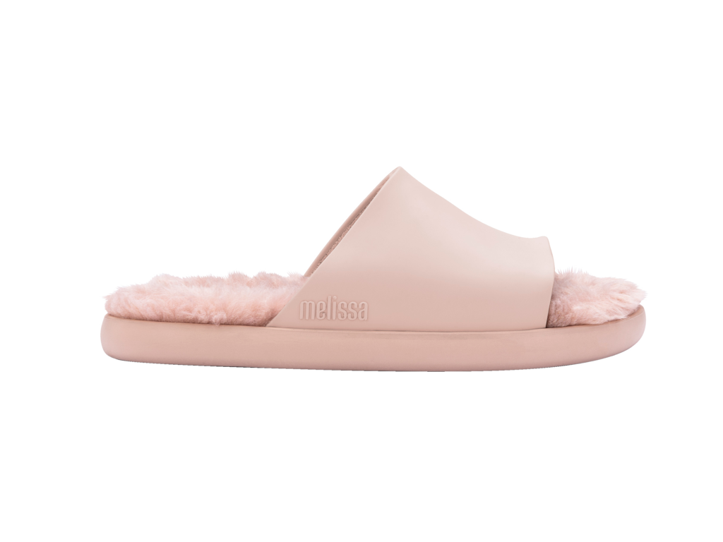 Melissa Fluffy Slide - Pink