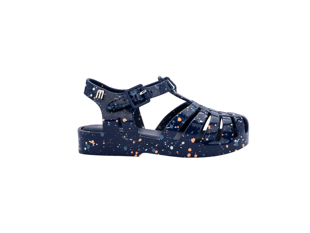 Mini Melissa Possession Print Kids- Blue