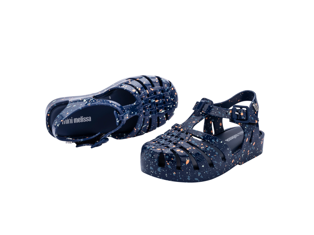 Mini Melissa Possession Print Kids- Blue
