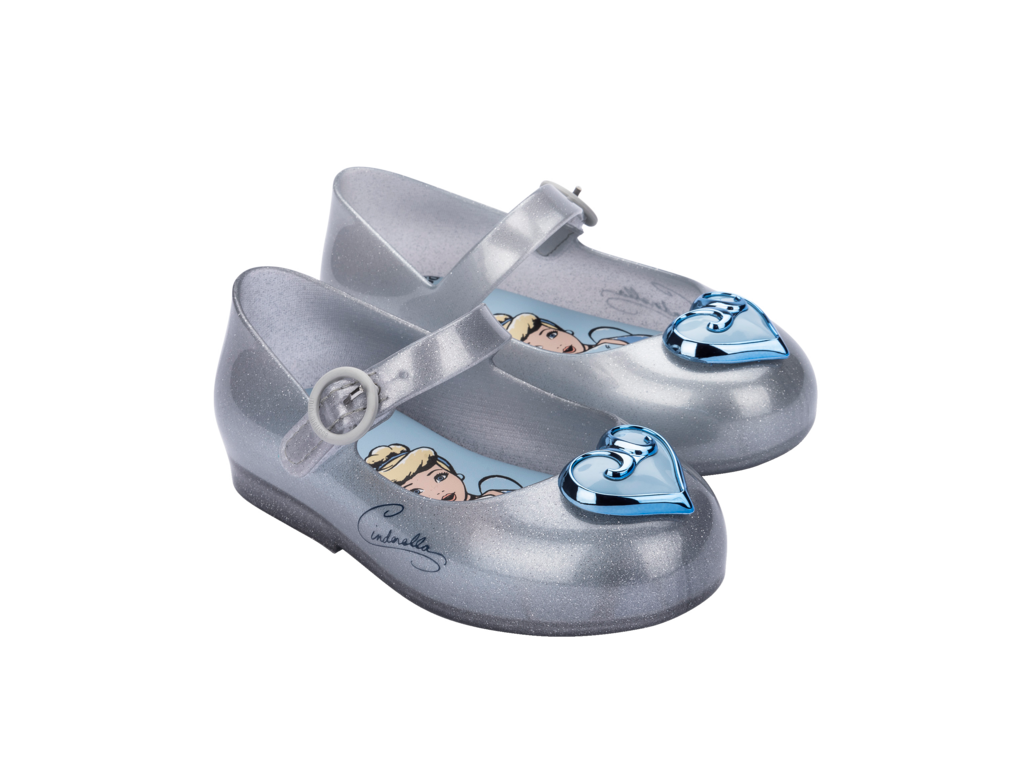 Mini Melissa Sweet Love + Disney Princess - Glitter Silver
