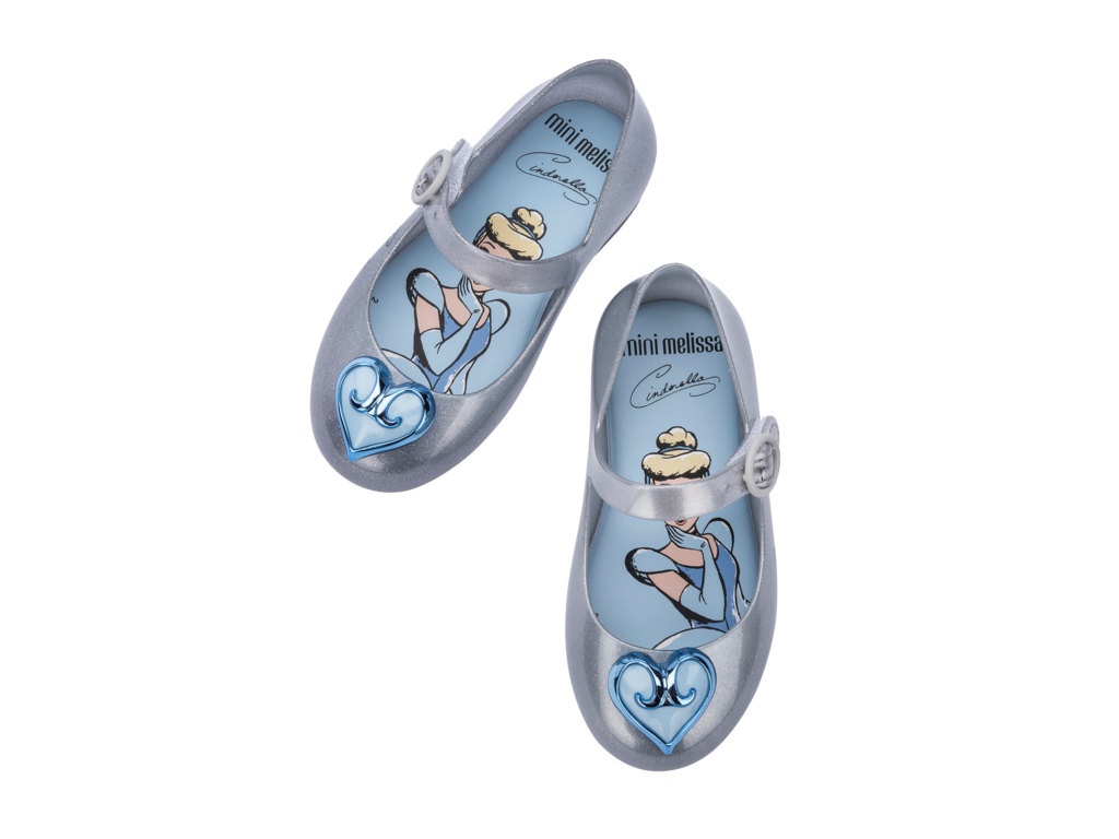 Mini Melissa Sweet Love + Disney Princess - Glitter Silver