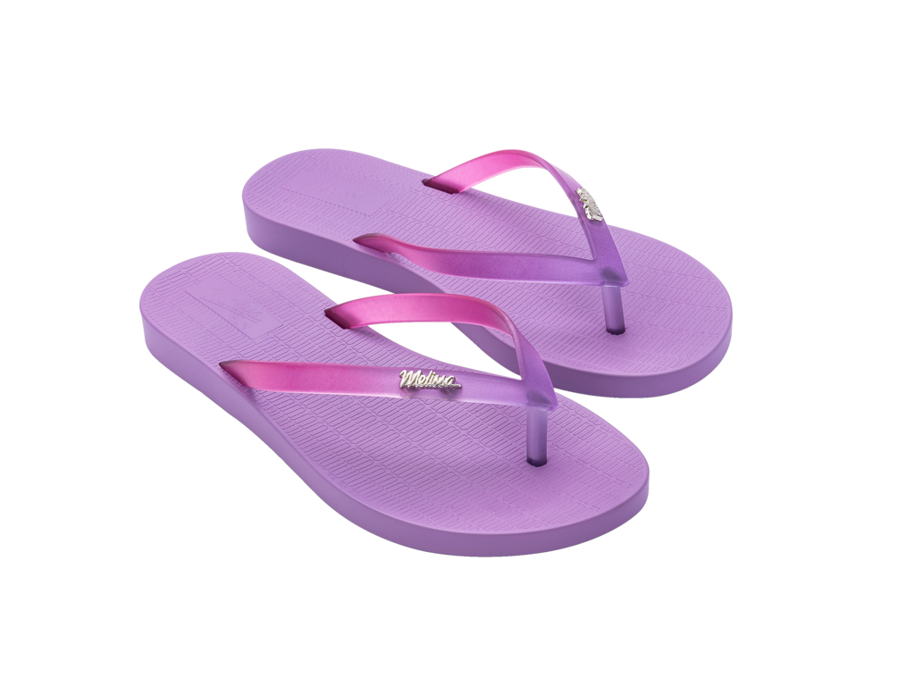 Melissa Sun Venice Flip Flop - Lilac Clear