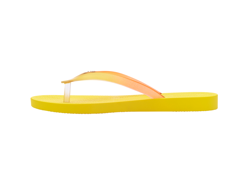 Melissa Sun Venice Flip Flop - Yellow Clear