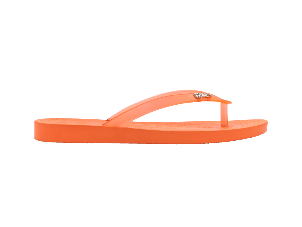Melissa Sun Venice Flip Flop - Orange Clear