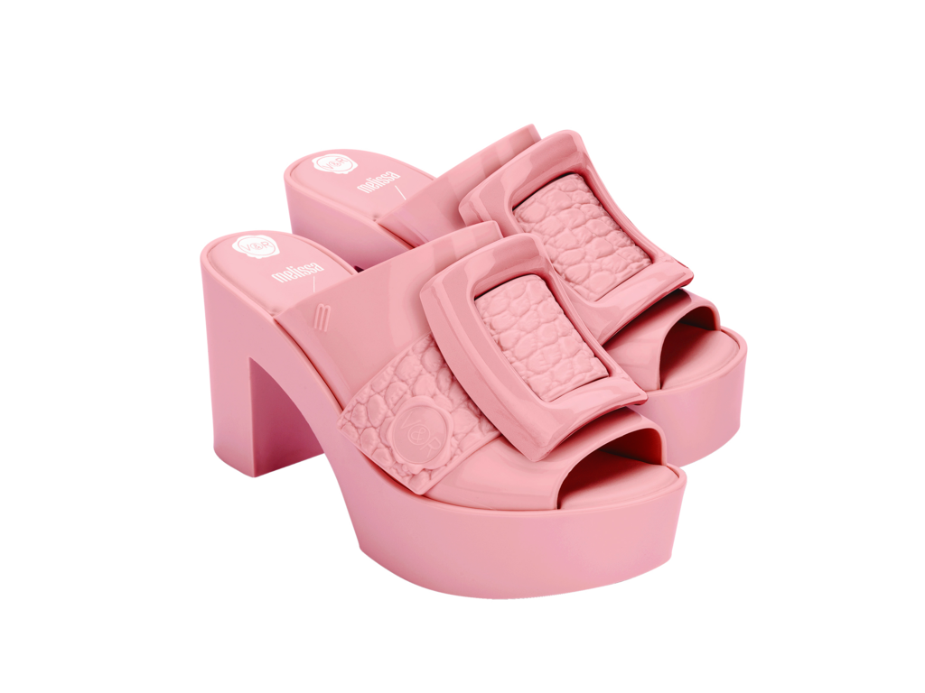 Melissa + Viktor & Rolf Buckle Up Mule - Pink