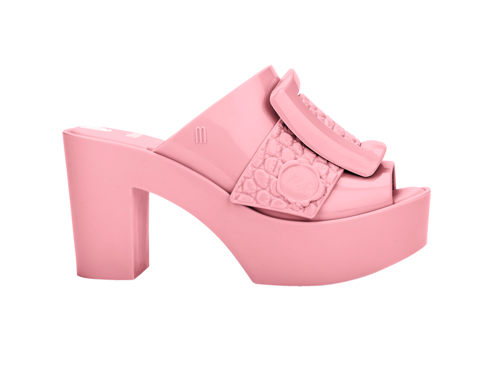 Melissa + Viktor & Rolf Buckle Up Mule - Pink