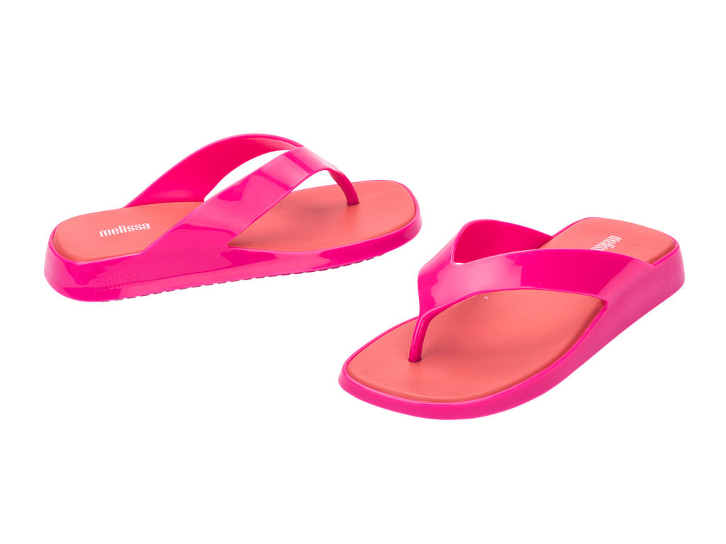 Melissa Brave Flip Flop - Pink Orange