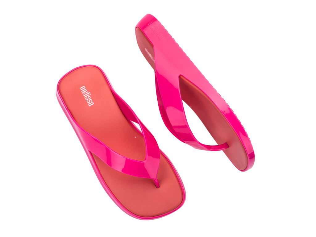 Melissa Brave Flip Flop - Pink Orange