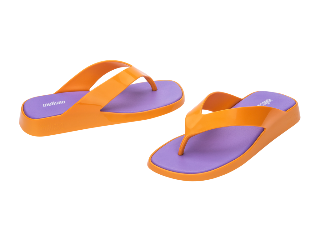 Melissa Brave Flip Flop - Orange Lilac