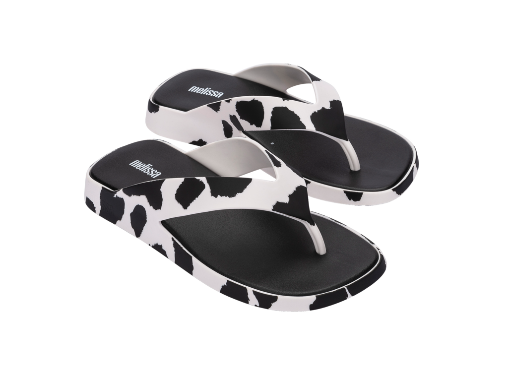 Melissa Brave Flip Flop - White Black