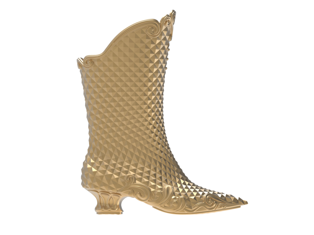 Melissa Court Boot + Y/Project - Gold