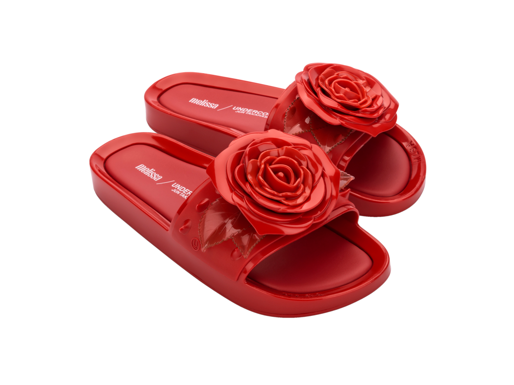 Melissa Beach Slide Spikes + Undercover - Red