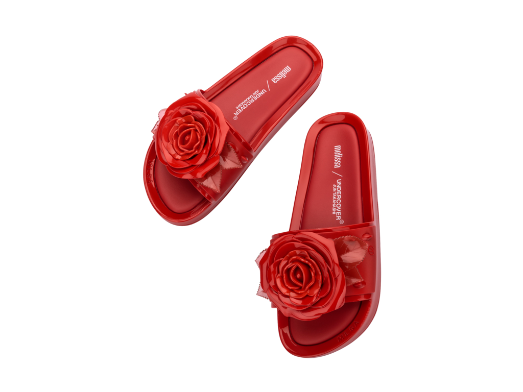 Melissa Beach Slide Spikes + Undercover - Red