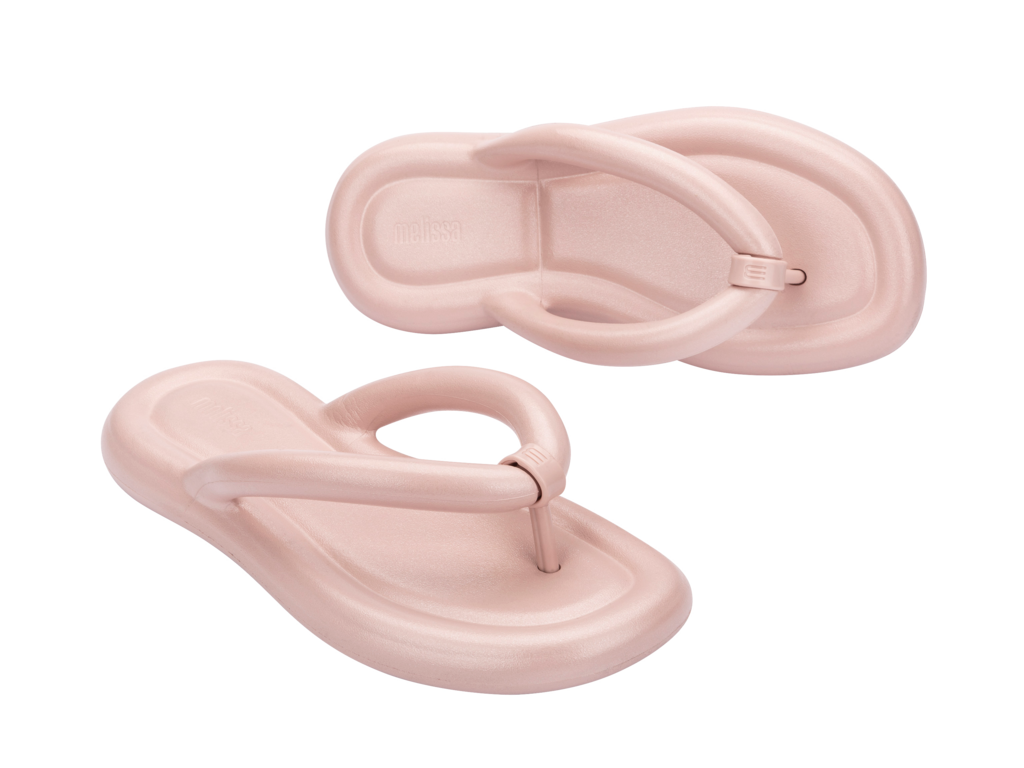 Melissa Flip Flop Free Shiny - Light Pink
