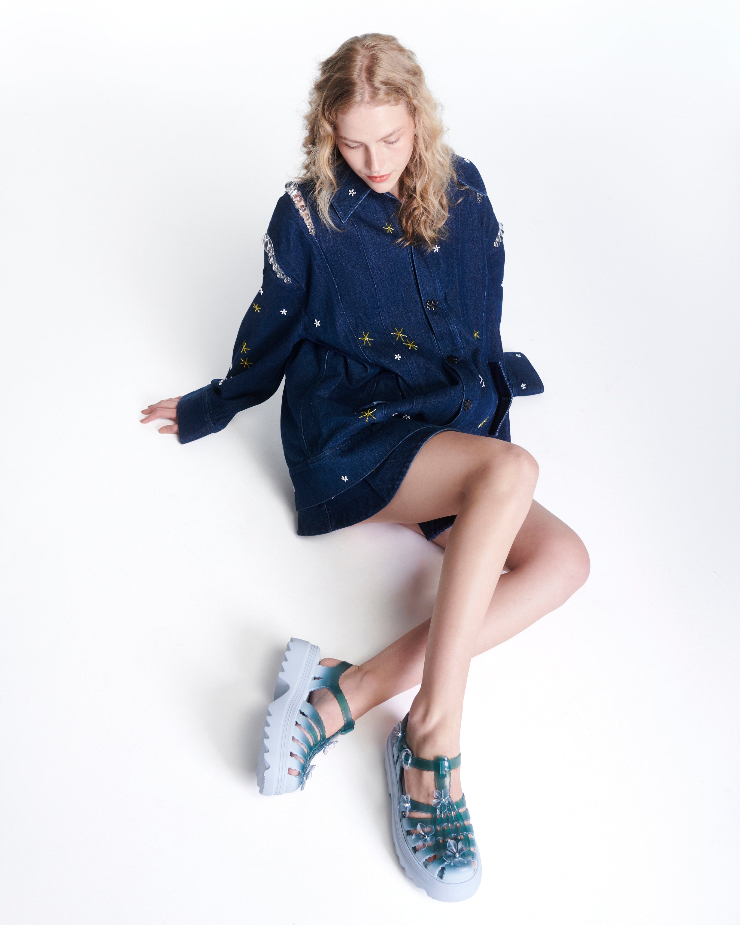 MELISSA POSSESSION PLATFORM + SUSAN FANG BLUE
