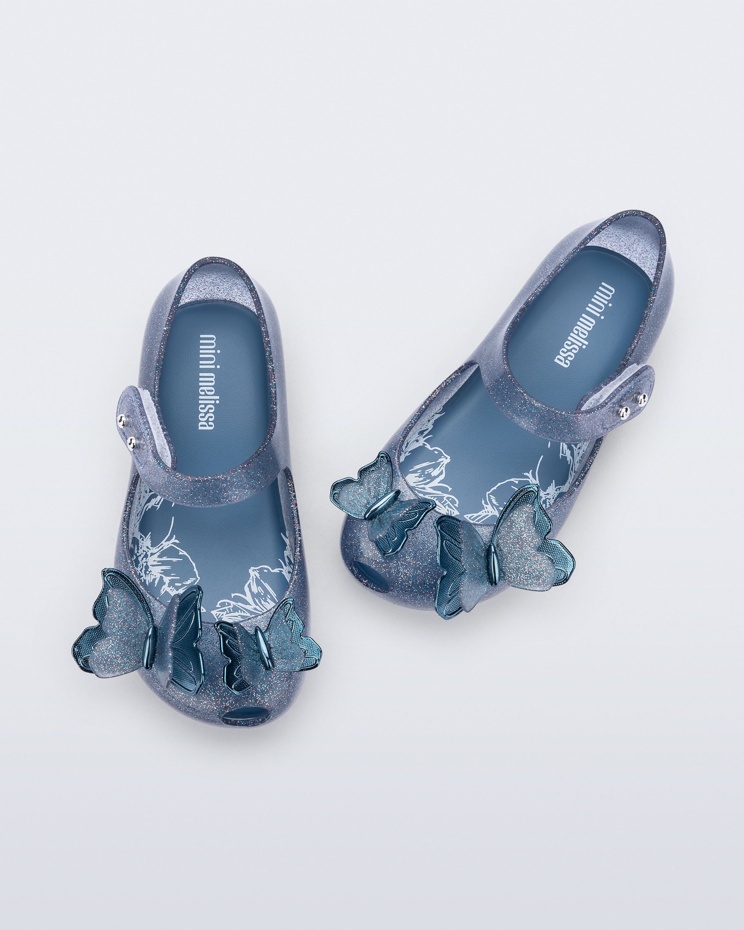 Mini Melissa Ultragirl Fly III Blue Glitter