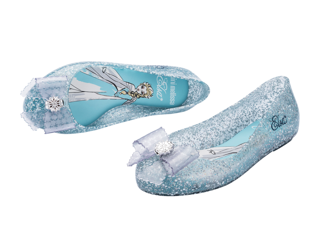 Mini Melissa Sweet Love + Disney Princess Child - Glitter Blue