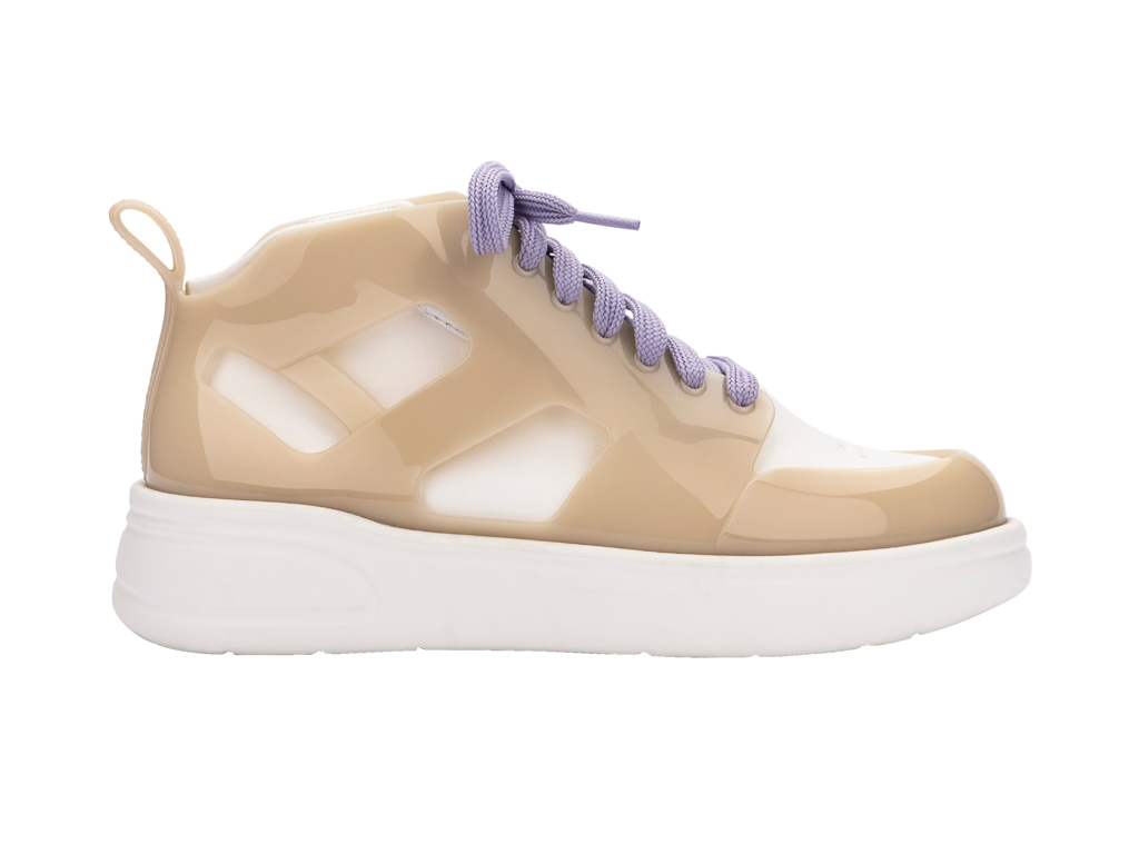 Melissa Player Sneaker - Beige White Lilac