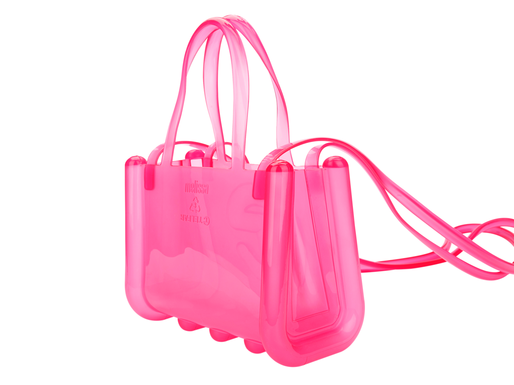 Melissa + Telfar Small Jelly Shopper Bag - Pink