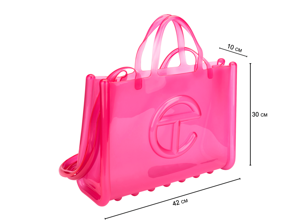 Hot pink clear bag | Neon bag, Bags, Neon pink