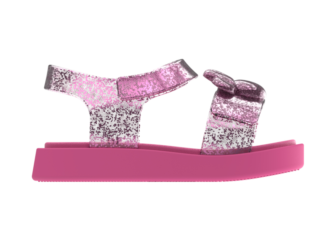 Mini Melissa Jump + Disney 100 - Glitter Pink